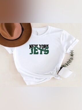New York Jets Shirt Football Graphic Tee Game Day Fan Top